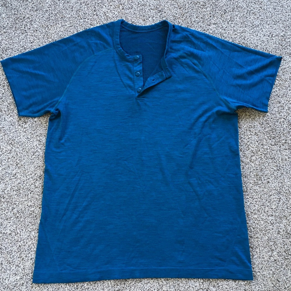lululemon athletica Deep Teal Short-Sleeve Henley